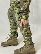 Військові штурмові штани Tactic Ріп-стоп, (тактичні штани з наколінниками) мультикам 50 - зображення 6