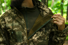 Куртка Vik-Tailor SoftShell з липучками для шевронів ММ-14 піксель ЗСУ, 48 - изображение 12