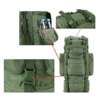 Рюкзак польовий з рамою 75L Olive - изображение 4