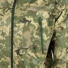 Куртка Vik-Tailor SoftShell з липучками для шевронів ММ-14 піксель ЗСУ, 56 - зображення 7