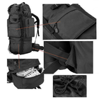 Рюкзак польовий з рамою 75L Black - изображение 5