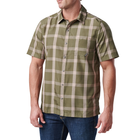 Рубашка тактическая 5.11 Tactical Nate Short Sleeve Shirt S Sage Green Plaid - изображение 3