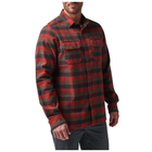 Рубашка тактическая 5.11 Tactical Lester Long Sleeve Shirt 2XL Red Bourbon Plaid - изображение 3