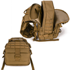 Рюкзак тактичний AOKALI Outdoor A18 36-55L Sand - зображення 9