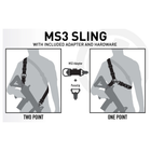 Ремінь тактичний одно/двоточковий з антабками Magpul MS3® Sling GEN2 - зображення 6