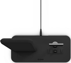 Бездротовий зарядний пристрій Zens Stand + Dock Aluminium Wireless Charger 10W Black (ZEDC06B/00) - зображення 3