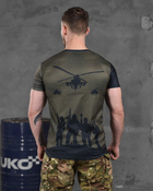 Армійська чоловіча потовідвідна футболка З Черепом 2XL олива (86426) - зображення 4