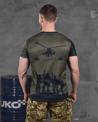 Армійська чоловіча потовідвідна футболка З Черепом S олива (86426) - зображення 4