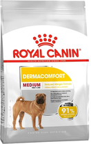 Сухий корм для собак з алергією Royal Canin Medium Dermacomfort 12 кг (3182550928526)