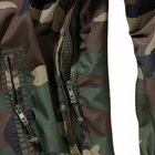 Тактическая куртка анорак Brandit Summer Windbreaker, водонепроницаемая летняя ветровка, US Woodland S - изображение 7