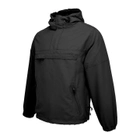 Тактична куртка анорак Brandit Summer Windbreaker, водонепроникна літня вітровка, чорний S - зображення 1