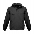 Тактична куртка анорак Brandit Summer Windbreaker, водонепроникна літня вітровка, чорний S - зображення 2