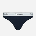 Комплект (бюстгальтер + стрінги) жіночий Calvin Klein Underwear 000QF6703E-0PP XS Темно-синій (8720107899254) - зображення 5
