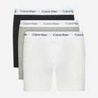 Zestaw majtek szorty Calvin Klein Underwear 000NB1770A-MP1 S 3 szt Czarny/Biały/Szary (8719115052744) - obraz 1
