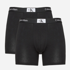Набір трусів шорти Calvin Klein Underwear 000NB3529A-UB1 S 3 шт Чорний (8720107562561) - зображення 1