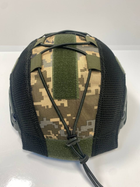 Защитный кавер чехол для шлема FAST в универсальном размере L-XL. Цвет: пиксель - изображение 3