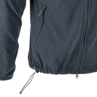 Кофта флисовая Helikon-Tex Alpha Hoodie Jacket Grid Fleece Shadow Grey XL - изображение 8