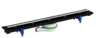 Трап для душа линейный поворотный PREVEX EASY LINE CLASSIC 350-800 мм обрезной с хромированной решеткой (EL-CLPL08A-003)