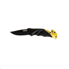 Нож складной "BULAT". 150х29х17 мм, нержавеющее лезвие MASTERTOOL (hoz0011896) Черный - изображение 4