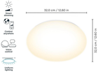 Lampa sufitowa LED WIZ Adria TW 17 W 32 cm biała (8719514338050) - obraz 3