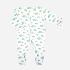 Pajacyk niemowlęcy dla chłopca Nicol 205031 74 cm Biały/Szary (5905601015154) - obraz 1