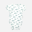 Niemowlęce body koszulka dla chłopca Nicol 205094 62 cm Biały/Szary (5905601015673) - obraz 1