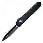 Нож автоматический Microtech Ultratech Double Edge Tactical (длина: 211 мм, лезвие: 88 мм), черный - изображение 1