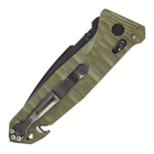 Ніж TB Outdoor CAC S200 Army Knife G10 напівсерейтор (довжина 230 мм, лезо 85 мм), оливковий - зображення 3