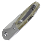 Нож складной Boker Magnum Nice (длина 195 мм, лезвие 84 мм), оливковый - изображение 4