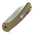 Нож складной Skif Jock SW, aluminium (длина: 218 мм, лезвие: 95 мм), оливковый - изображение 4