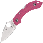 Нож складной Spyderco Dragonfly 2 (длина: 142мм, лезвие: 58мм), розовый - изображение 1