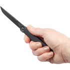 Нож складной Boker Plus Kaizen Black (длина: 180мм, лезвие: 75мм, черное), черный - изображение 4