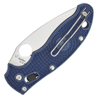 Нож складной Spyderco Manix 2 (длина: 204 мм, лезвие: 86 мм), темно-синий - изображение 4