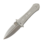 Нож складной Boker Plus Pocket Smatchet (длина 235 мм, лезвие 95 мм), серый - изображение 1