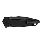 Нож складной Kershaw Monitor (длина: 183 мм, лезвие: 76 мм, черное), черный - изображение 2