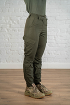 Жіночі армійські штани ріп-стоп з кишенями літні tactical Олива (668) , 3XL - зображення 2