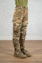 Тактические женские брюки со вставными наколенниками рип-стоп Мультикам (670) , S - изображение 7