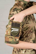 Тактическая женская форма убакс короткий рукав и штаны с карманами рип-стоп CoolMax standart Мультикам (626) , M - изображение 6