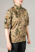 Тактическая женская форма убакс короткий рукав и штаны с карманами рип-стоп CoolMax standart Мультикам (626) , M - изображение 10