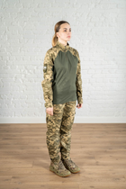 Жіноча військова форма убакс та штани з кишенями CoolMax ріп-стоп standart Піксель Олива (625) , L - зображення 4