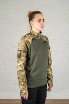Жіноча військова форма убакс та штани з кишенями CoolMax ріп-стоп standart Піксель Олива (625) , L - зображення 6
