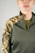 Женская военная форма убакс и штаны с карманами CoolMax рип-стоп standart Пиксель Олива (625) , L - изображение 10