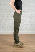 Женские военные брюки со вставными наколенниками рип-стоп Олива (675) , S - изображение 10