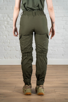 Женские армейские брюки рип-стоп с карманами летние tactical Олива (668) , L - изображение 3