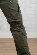 Жіночі армійські штани ріп-стоп з кишенями літні tactical Олива (668) , L - зображення 5