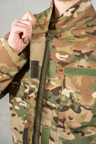 Женский тактический китель рип-стоп с карманами и велкро панелями tactical Мультикам (655) , 3XL - изображение 6