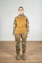Армійська жіноча форма убакс та штани з кишенями CoolMax ріп-стоп standart Мультикам Койот (621) , S - зображення 1