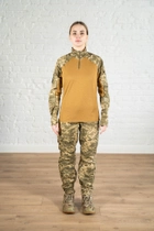 Женская армейская форма убакc и штаны с карманами рип-стоп CoolMax standart Пиксель Койот (624) , S - изображение 1
