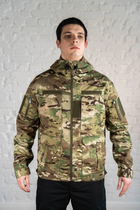 Куртка тактическая Горка с капюшоном рип-стоп tactical Мультикам (607) , 2XL