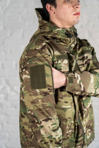 Куртка тактическая Горка с капюшоном рип-стоп tactical Мультикам (607) , 2XL - изображение 9